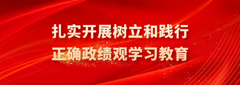 扎实开展树立和践行正确政绩观学...